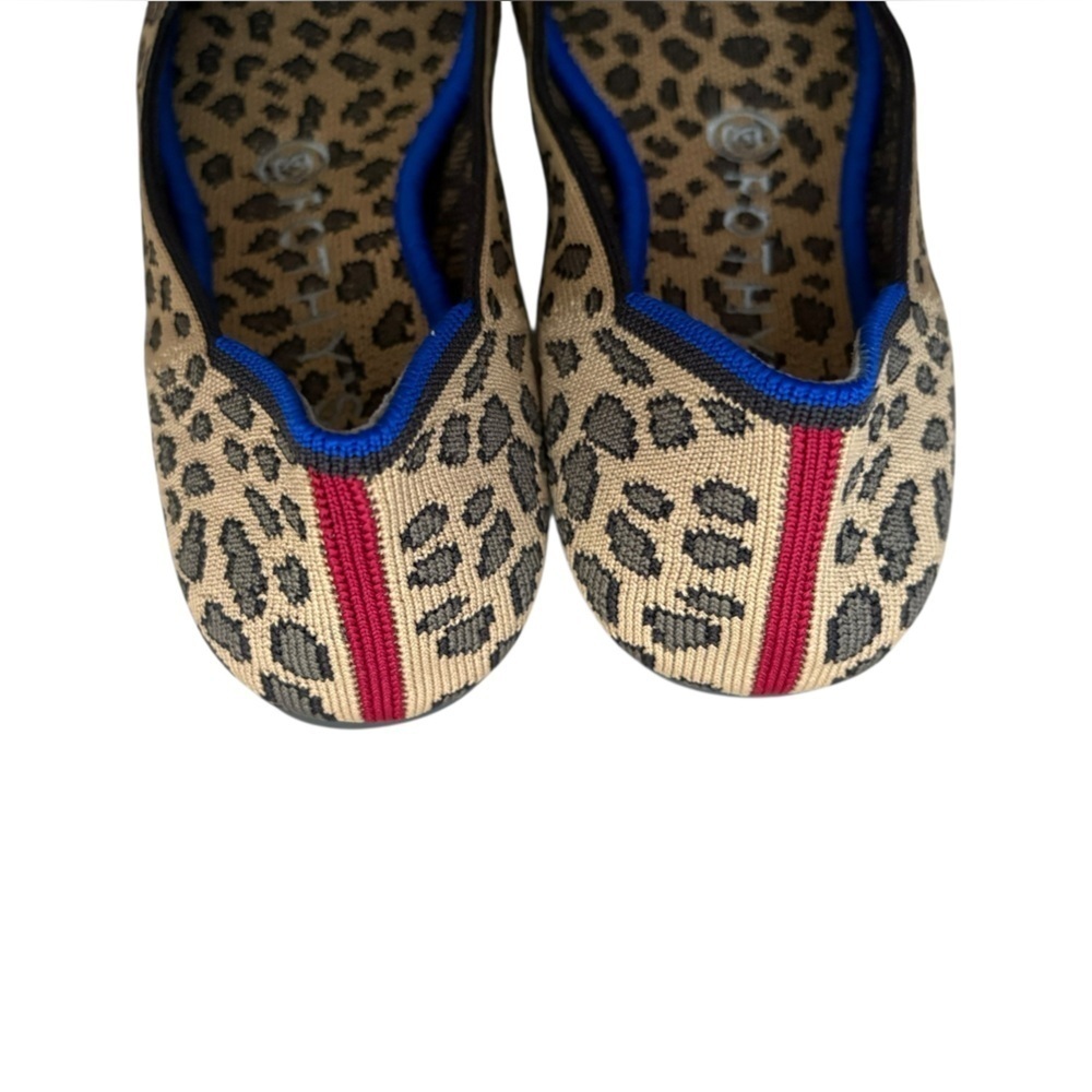 Rothy's Chocolate Spot Textile The Flat Slip On Comfort Shoes Women’s US 7. - Picture 6 of 7